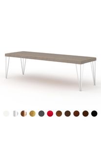 Esszimmer Bank nach Ma&szlig; Premium Designer Polster Sitzbank Gestell viele Farben von Leder bis Stoff grau konfigurieren ricon manufaktur