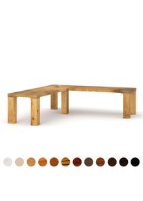 Ecksitzbank Wildeiche bzw. Asteiche massives Holz konfigurieren Sie Ihre Esszimmer Premium Möbel im Ricon Shop kaufen inkl. Lieferung
