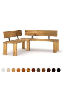 Ecksitzbank Wildeiche bzw. Asteiche massives Holz konfigurieren Sie Ihre Esszimmer Premium Möbel im Ricon Shop kaufen inkl. Lieferung