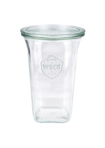 795ml Quadro-glas met glazen deksel WECK RR100