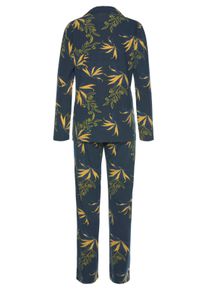 Lascana Pyjama, Set, 2 Tlg., 1 Stück, mit Schlafmaske Und Scrunchie Schwarz, Größe 36/38