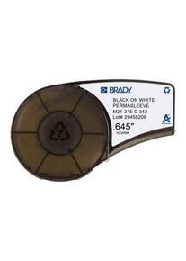 Brady Krympbar etiket, 3:1, Polyolefin, 2.13 x 16.38mm, Hvid - M21-375-C-342