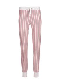 Skiny Dames Pyjamabroek blauw / lichtgrijs / oudroze / wit XXL