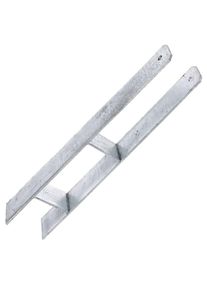 Alberts H-Pfostenträger, Typ365, zum Einbetonieren, feuerverzinkt, 91 x 600 mm