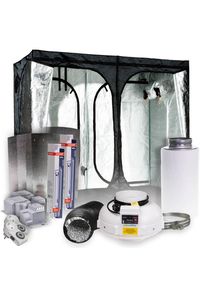 Kit Armario de cultivo DiamondBox Silverline SL120E 2x600W Osram - 240x120x200 cm