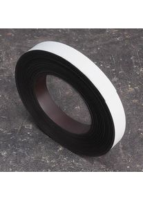 Bande magnétique colorée 20 mm | blanc