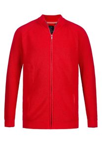JP1880 Heren Gebreid vest rood XXXL