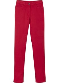 Dames Stretchbroek met smalle pijpen rood Maat 27