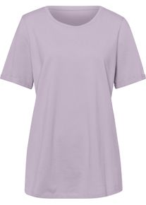 Damen Longshirt in Pikee-Qualit&auml;t flieder Gr&ouml;&szlig;e 54