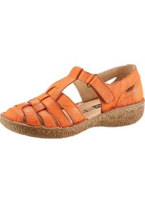 Loretta Damska Topánky na suchý zips oranžová veľkosť 42