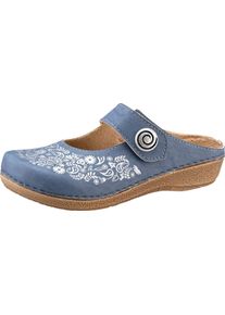 Franken Schuhe Damska Dreváky džínsová modrá veľkosť 41
