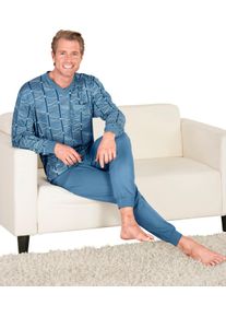 Panska Pyžamo modrá vzorovaná veľkosť 48/50