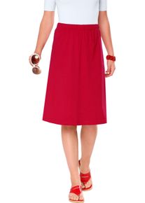 Dames Jerseyrok rood Maat 56