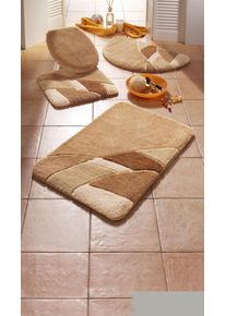 Hagemann unisex Rohož do kúpeľne béžová veľkosť 6 - Poťah na veko