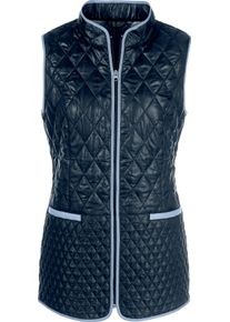 Dames Bodywarmer met opstaande kraag marine Maat 46