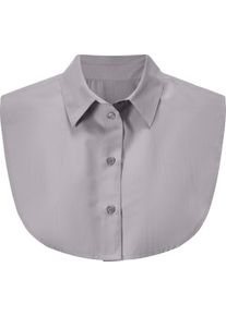 Damska Blúzkový golier s gombíkovou lištou sivá veľkosť 44-48