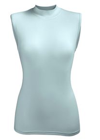 wäschepur Dames shirt in mint ,maat 38, Witt, 95% Modal, 5% Elastan