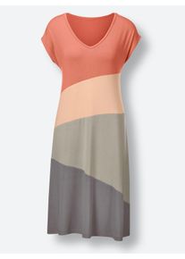 feel good Damen Sommerkleid in A-Linie in mandarine ,Gr&ouml;&szlig;e 48/50, Witt, 95% Viskose, 5% Elasthan