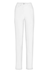 Dames 5-pocketjeans met comfortband aan de binnenzijde in wit ,maat 36, WITT, 98% Katoen, 2% Elastan