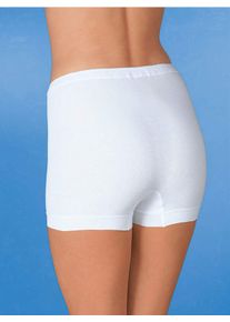 Schiesser Dames Tailleslip met platte pijpzomen in wit ,maat 40, Witt, 100% Katoen