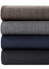 Dames Wollen rok met comfortband opzij in bruin gemêleerd ,maat 20, WITT, 96% Scheerwol, 4% Elastan