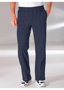 Heren Vrijetijdsbroek in marine ,maat 48/50, Witt, 60% Viscose, 35% Polyester, 5% Elastan