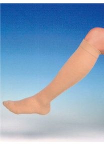 Damen Reisest&uuml;tzkniestr&uuml;mpfe in beige ,Gr&ouml;&szlig;e 36-38, WITT, 75% Polyamid, 25% Elasthan