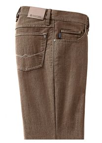 Pioneer Heren jeans in beige ,maat 48, Witt, 75% Katoen, 23% Polyester, 2% Elastan
