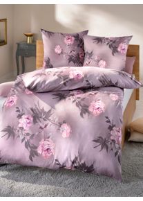 Janine unisex Bedtextiel in oudroze ,maat 80x80/135x200 cm, Witt, 100% Katoen