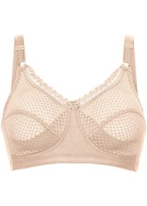 Miss Mary Of Sweden Dames Beha in beige ,maat 100G, Witt, 80% Katoen, 13% Elastan, 7% Polyamide