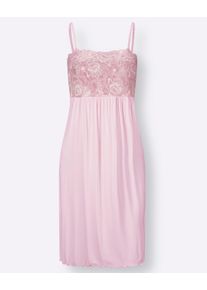 Dames Nachthemd in lichtroze ,maat 36/38, WITT, 95% Viscose, 5% Elastan