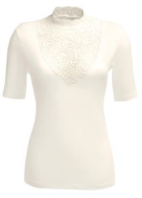 Nina von C. Dames Blazershirt in champagne ,maat 40, Witt, 100% Katoen