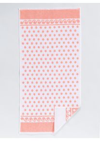 Ross unisex Handdoek in apricot ,maat 50x100 cm, 2 - Handdoeken, Witt, 100% Katoen