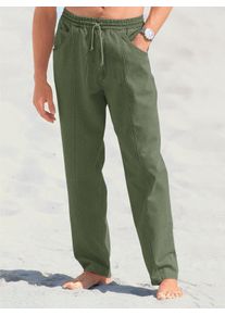Herren Schlupfhose in Jeans-Qualität in khaki ,Größe 48, WITT, 100% Baumwolle