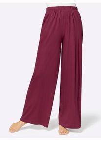 feel good Dames Broeken in marine + bordeaux ,maat 24/25, Witt, 50% Katoen, 50% Viscose