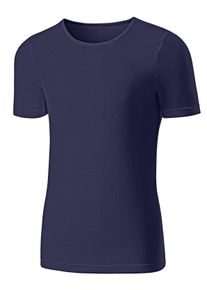 Heren Shirt in nachtblauw ,maat 5, Witt, 93% Katoen, 7% Elastan