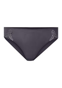 Viania Dames Slip in antraciet ,maat 36/38, Witt, 84% Polyamide, 16% Elastan