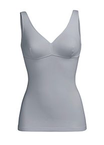 wäschepur Dames Behahemd in grijs gemêleerd ,maat 38B, Witt, 95% Katoen, 5% Elastan