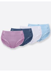 wäschepur Damen Taillenslip in farbig-sortiert ,Größe 36/38, Witt, 95% Baumwolle, 5% Elasthan