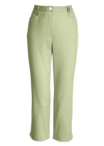 COSMA Damen 7/8-Hose schmutzabweisend und knitterarm in lindgrün ,Größe 19, Witt, 97% Baumwolle, 3% Elasthan