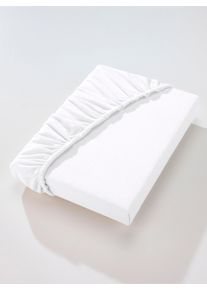 Dormisette unisex Laken in wit ,maat 1 st. 90x190 - 100x200 cm - Hoeslaken, Witt, 100% Katoen