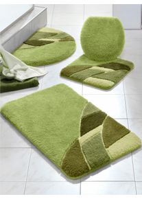 Hagemann unisex Badmat in groen ,maat 6 - Dekselovertrek, Witt, 100% Polyacryl