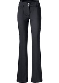 Heine Dames Bootcut broek in marine ,maat 34, Witt, 48% Katoen, 45% Polyester, 7% Elastan. Corrigerende inzet: 85% Polyamide, 15% Elastan