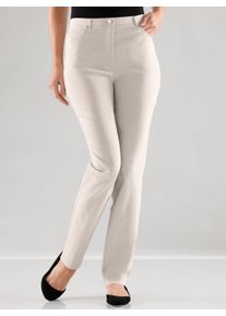 Dames 5-pocketsbroek van elastisch materiaal in steengrijs ,maat 36, Witt, 72% Viscose, 25% Polyamide, 3% Elastan