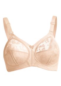 Triumph Damen BH ohne Bügel bis Cup E in elfenbein ,Größe 100B, Witt, 84% Polyamid, 10% Elasthan, 6% Baumwolle