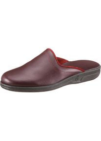 Heren Pantoffels in bordeaux ,maat 40, WITT, 100% Imitatieleer