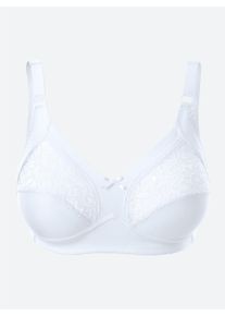 Naturana Dames Beha in wit ,maat 100A, Witt, 95% Katoen, 5% Elastan