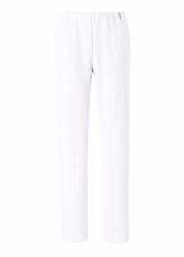 Dames Stretchbroek met comfortband aan de binnenzijde in wit ,maat 38, WITT, 91% Polyester, 6% Viscose, 3% Elastan