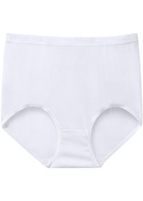 Nina von C. Dames Tailleslip in wit ,maat 38, Witt, 100% Katoen
