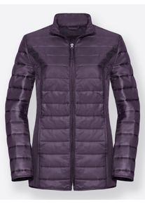 Dames Licht gewatteerde jas in paars ,maat 38, WITT, 100% Polyester